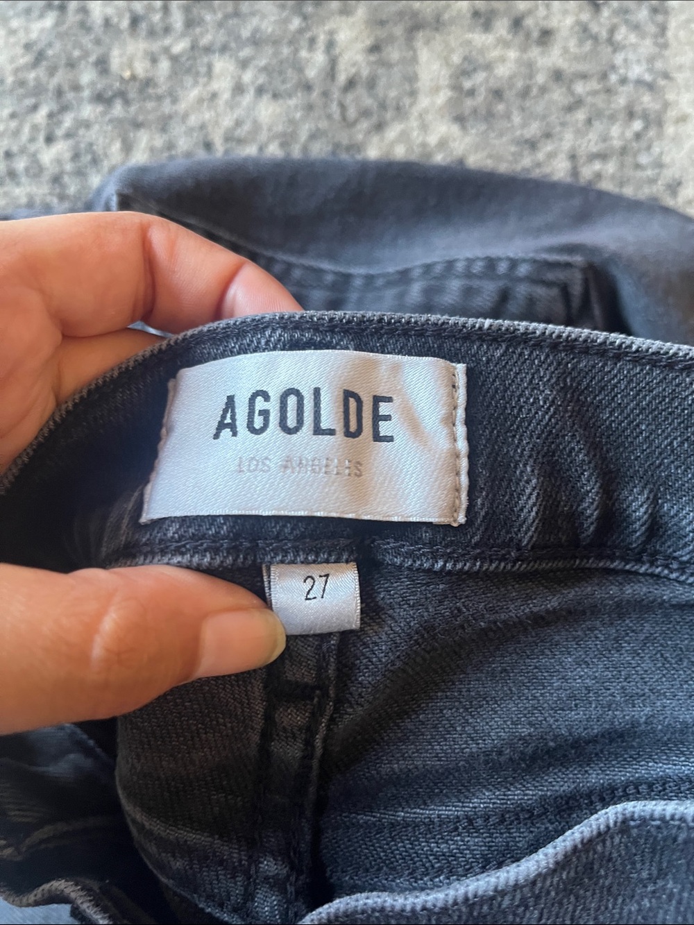 Agolde Black Harper Jeans - Picture 6 of 7